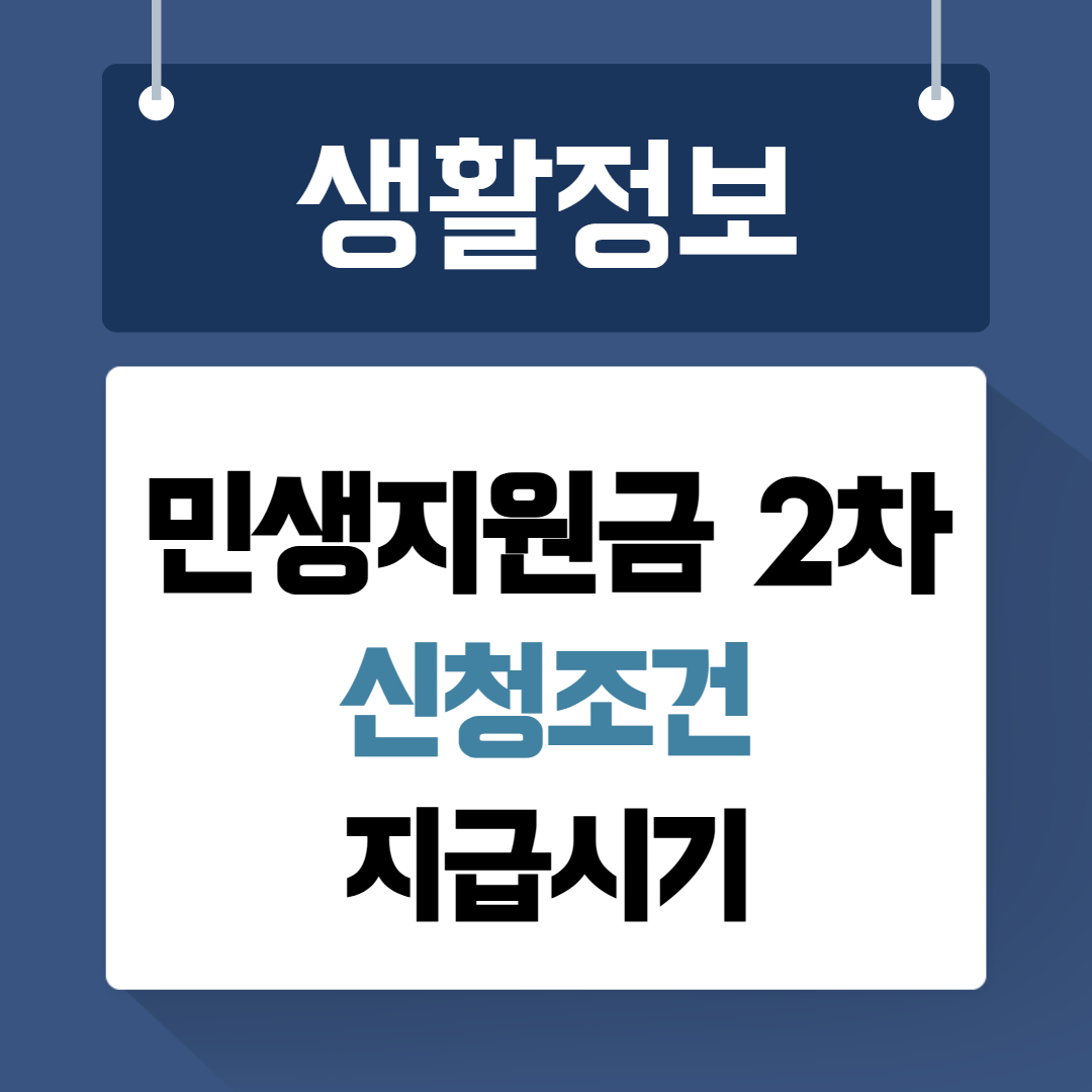 민생지원금 2차
