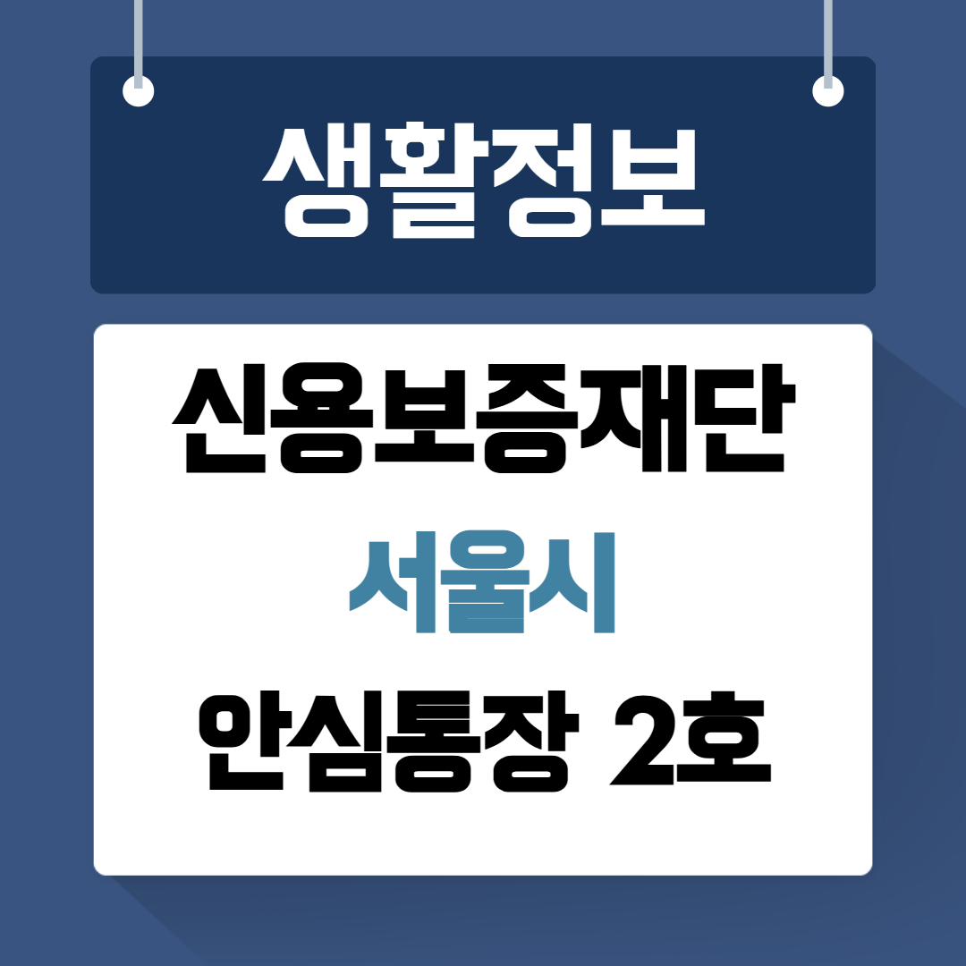 서울시 안심통장 2호