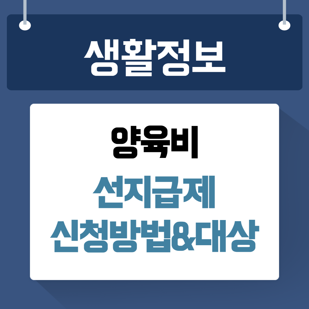 양육비선지급제