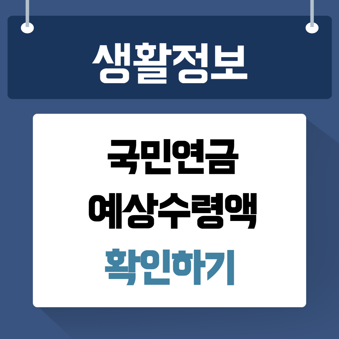 국민연금 예상수령액