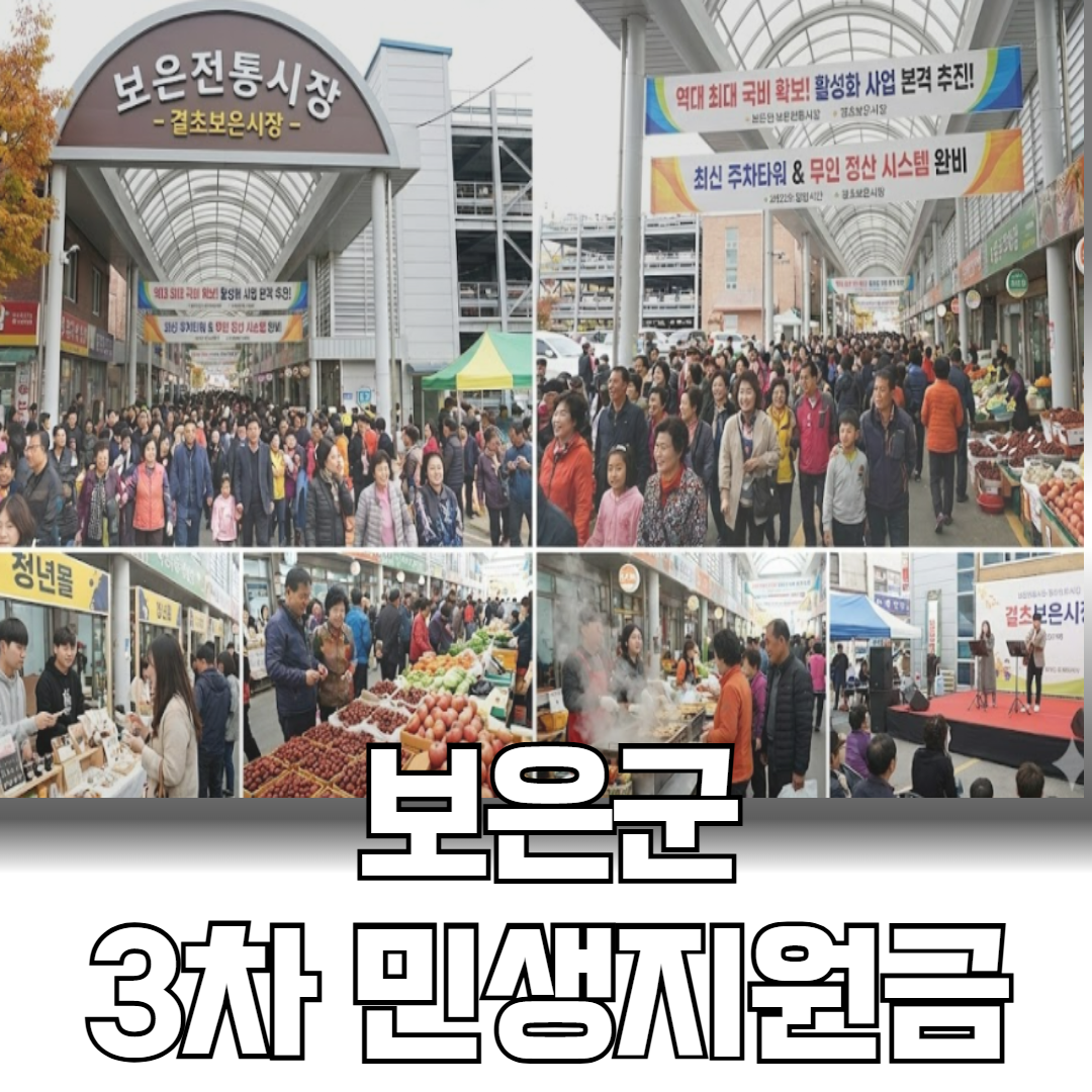 보은군 민생지원금