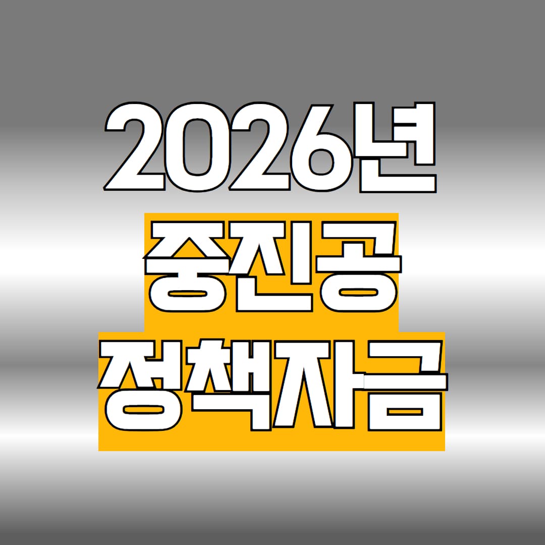 중진공 정책자금