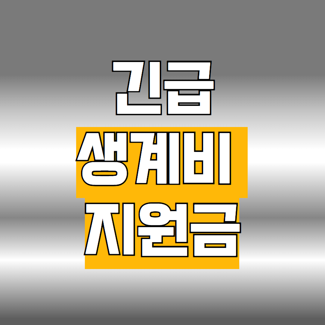 긴급 생계비지원금