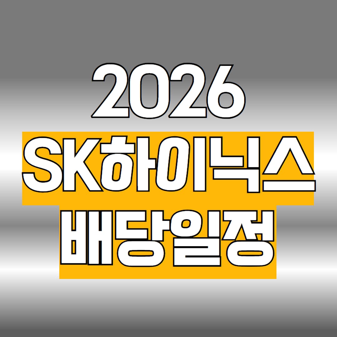 SK하이닉스 배당일정