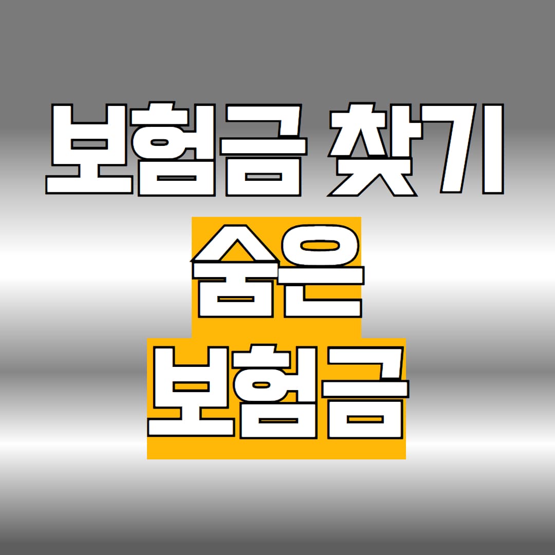내 보험찾아줌