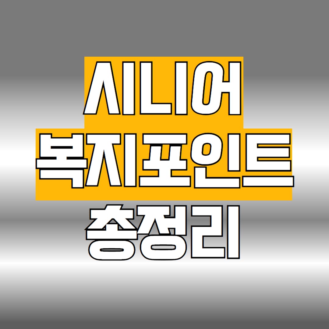 시니어 복지포인트