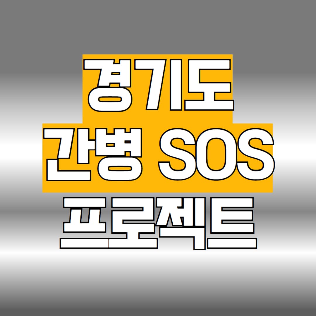 경기도 간병 SOS