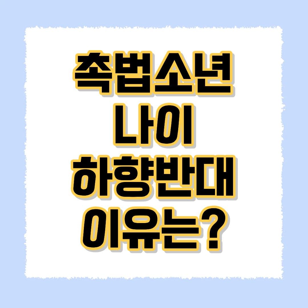 촉법소년 나이