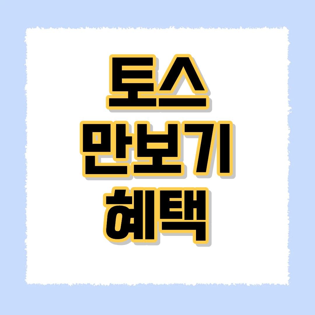 토스 만보기