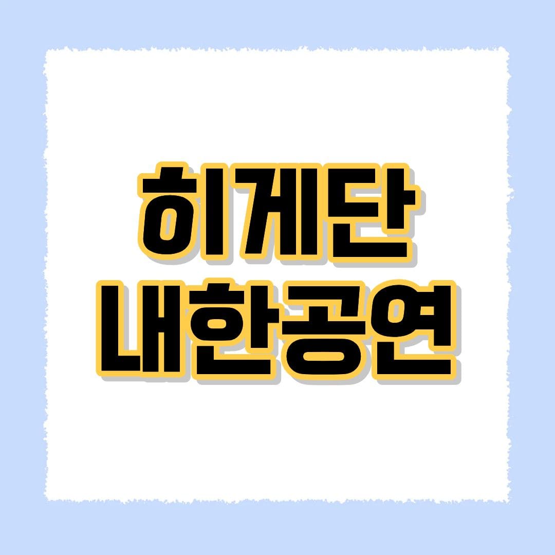 히게단 내한공연