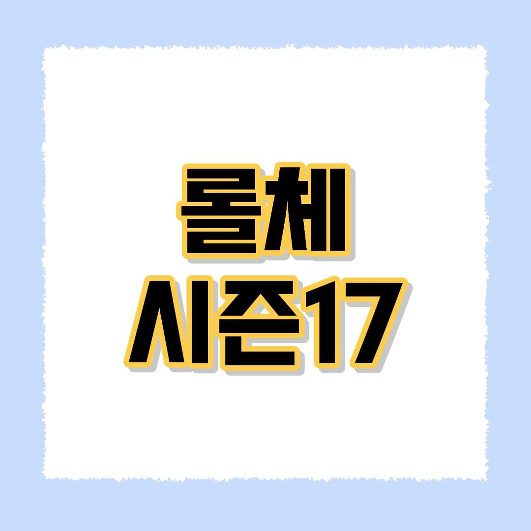 롤체 시즌17
