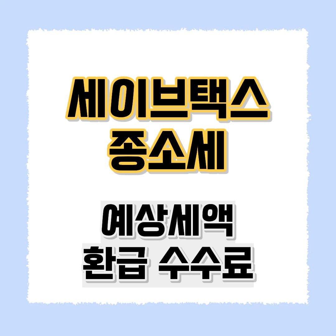 세이브택스 종소세