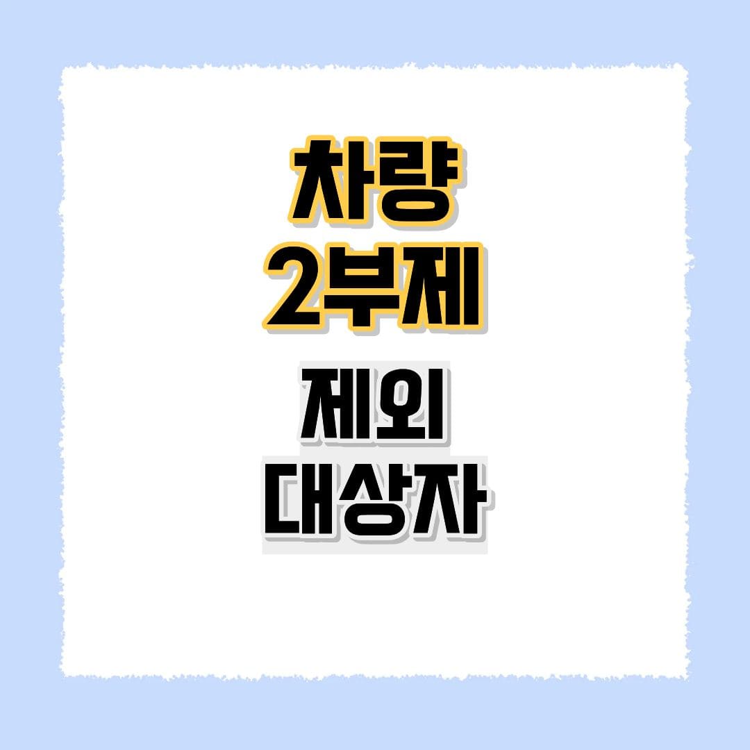 차량2부제