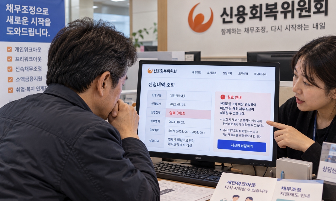 신용회복위원회 미납