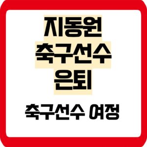 지동원 축구선수 은퇴