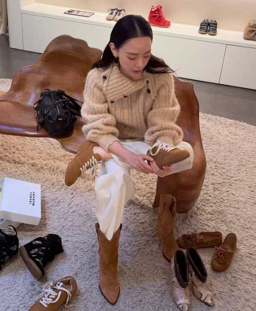 신혜선 겨울룩