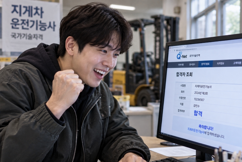 지게차 자격증 조회