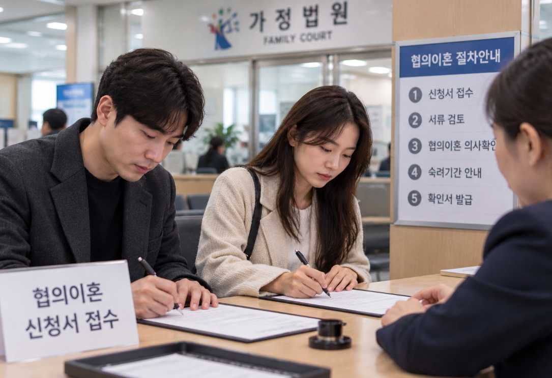 협의이혼 준비물